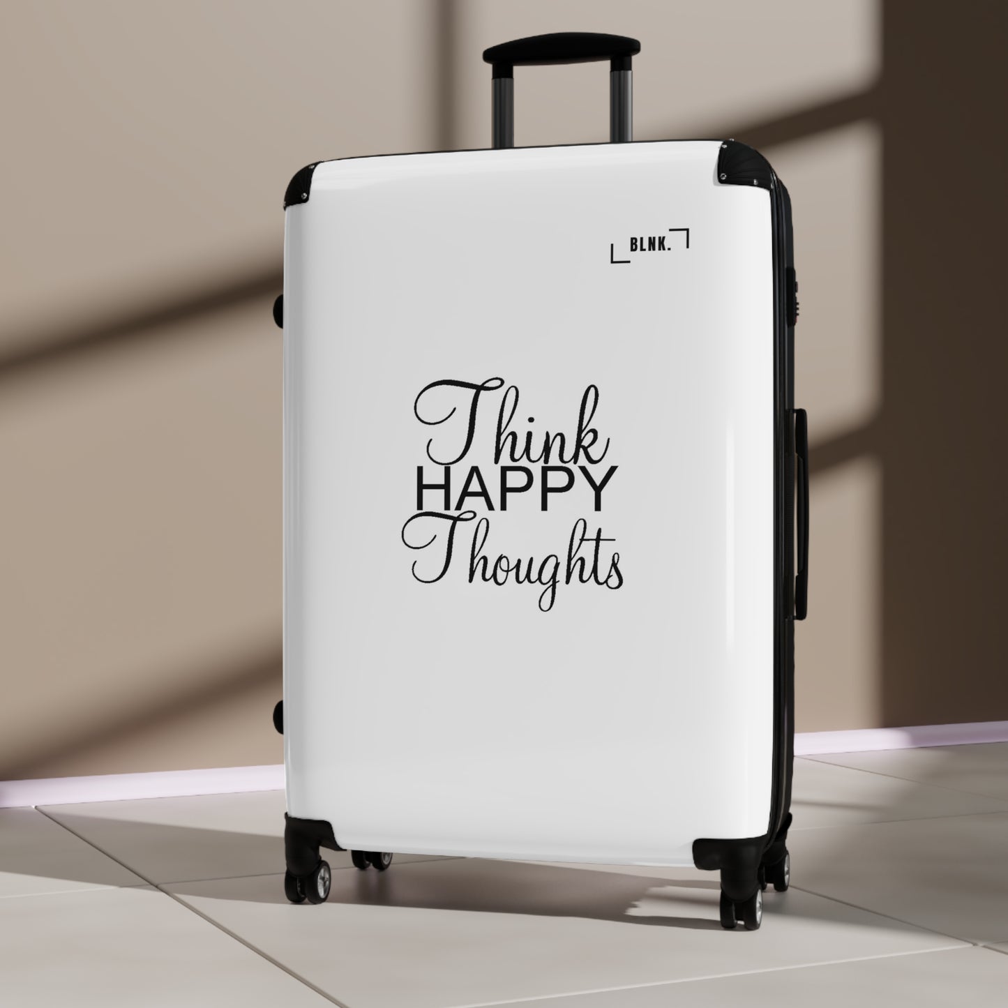 Think Happy Thoughts - Suitcases