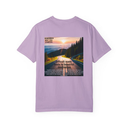 Roads - Unisex Garment-Dyed T-shirt