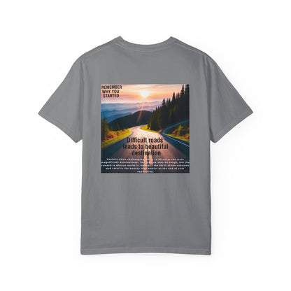 Roads - Unisex Garment-Dyed T-shirt