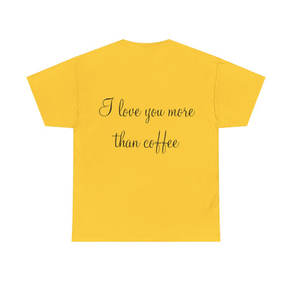 LOVE COFFEE - Unisex Heavy Cotton Tee