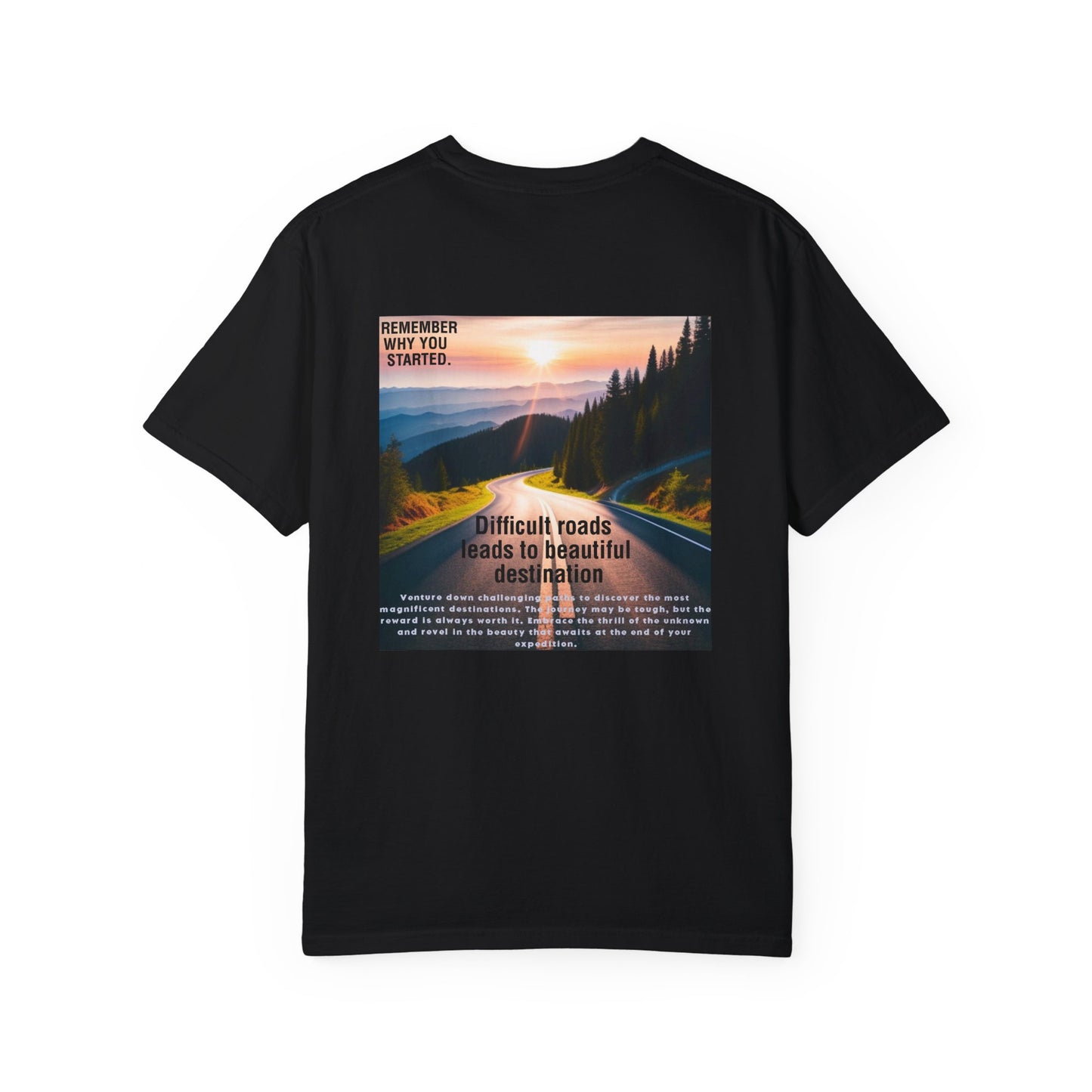 Roads - Unisex Garment-Dyed T-shirt