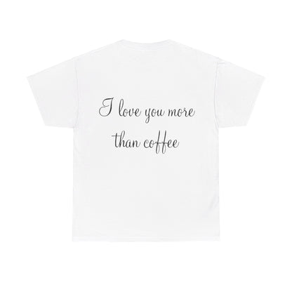 LOVE COFFEE - Unisex Heavy Cotton Tee