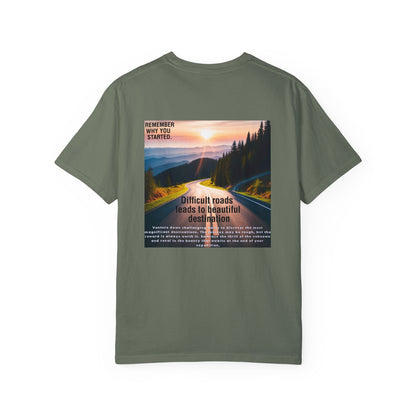 Roads - Unisex Garment-Dyed T-shirt