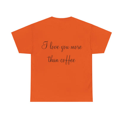 LOVE COFFEE - Unisex Heavy Cotton Tee