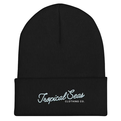 Fancy Tropical Seas Cuffed Beanie